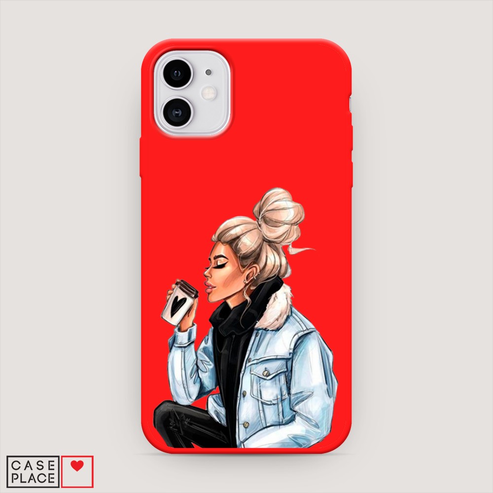 

Чехол Awog на Apple iPhone 11 / Айфон 11 "Cute girl", Разноцветный, 12153-1