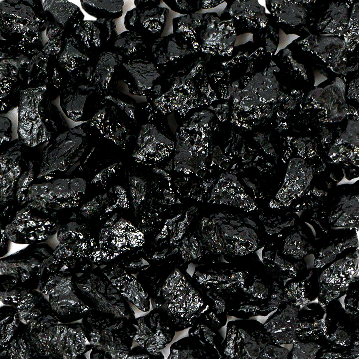 Грунт для растений Zoo One Черный, натуральный камень, фракция 5-10 мм, 1 кг