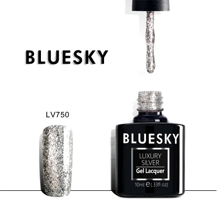 

Гель-лак Bluesky Luxury Silver №750