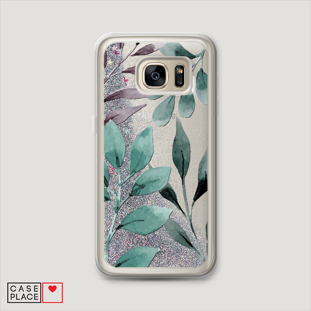 

Чехол Awog на Samsung Galaxy S6 "Листы цветов", Разноцветный, 24391-1