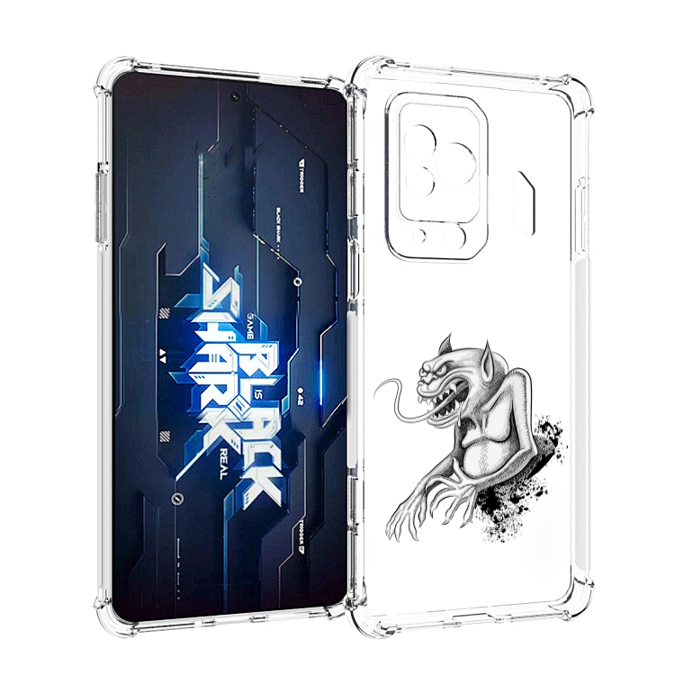 

Чехол MyPads чорт для Xiaomi Black Shark 5 Pro, Прозрачный, Tocco