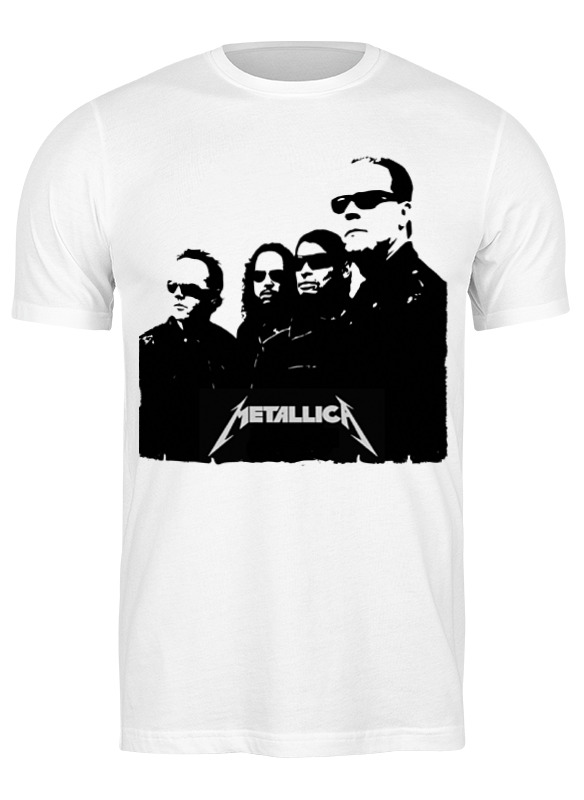 

Футболка мужская Printio Metallica белая L, Белый, Metallica