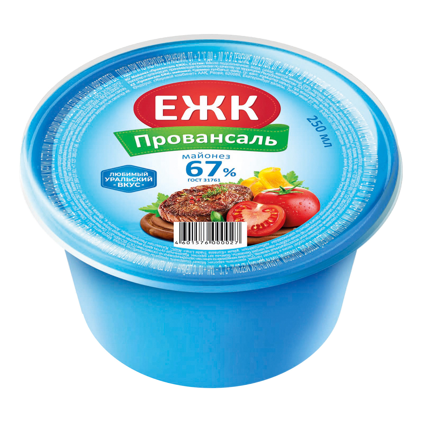 

Майонез ЕЖК Провансаль 67% 250 г