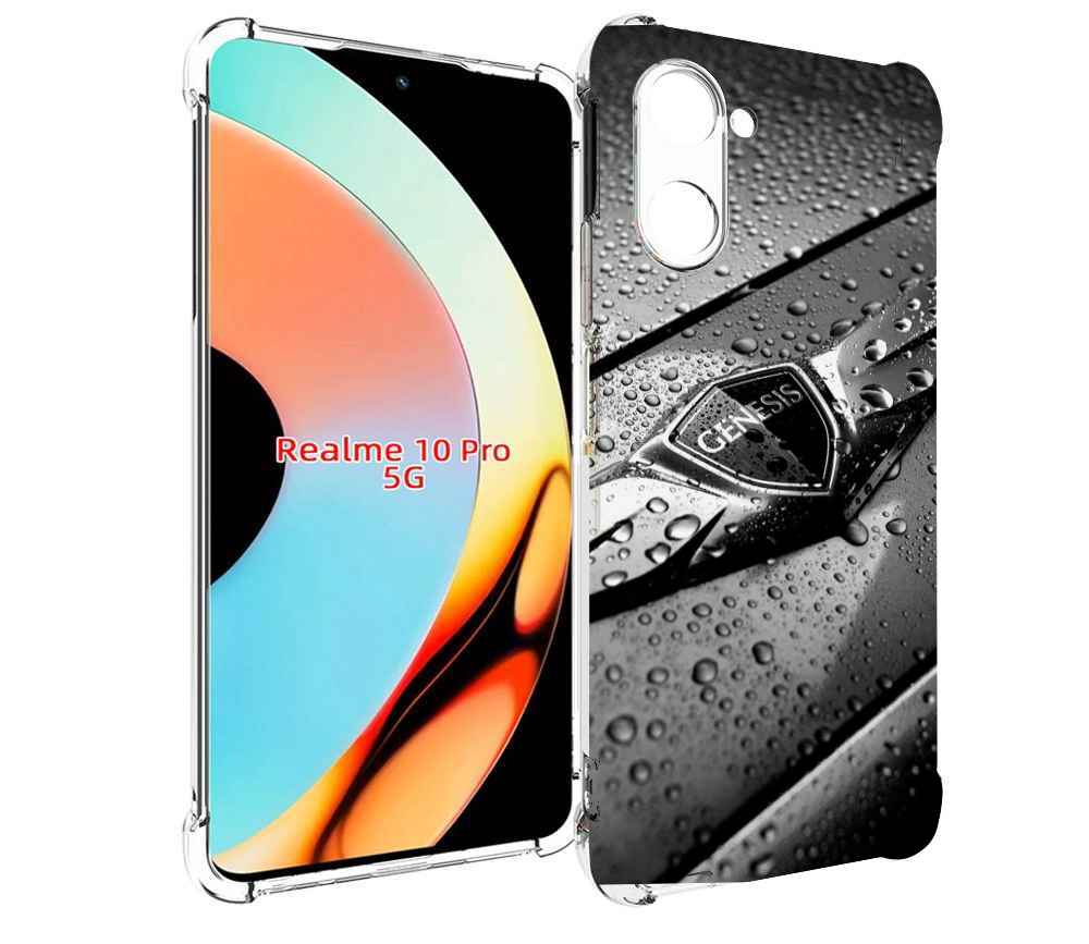 

Чехол бампер MyPads дженезис genesis 2 мужской для Realme 10 Pro..., Прозрачный, Tocco
