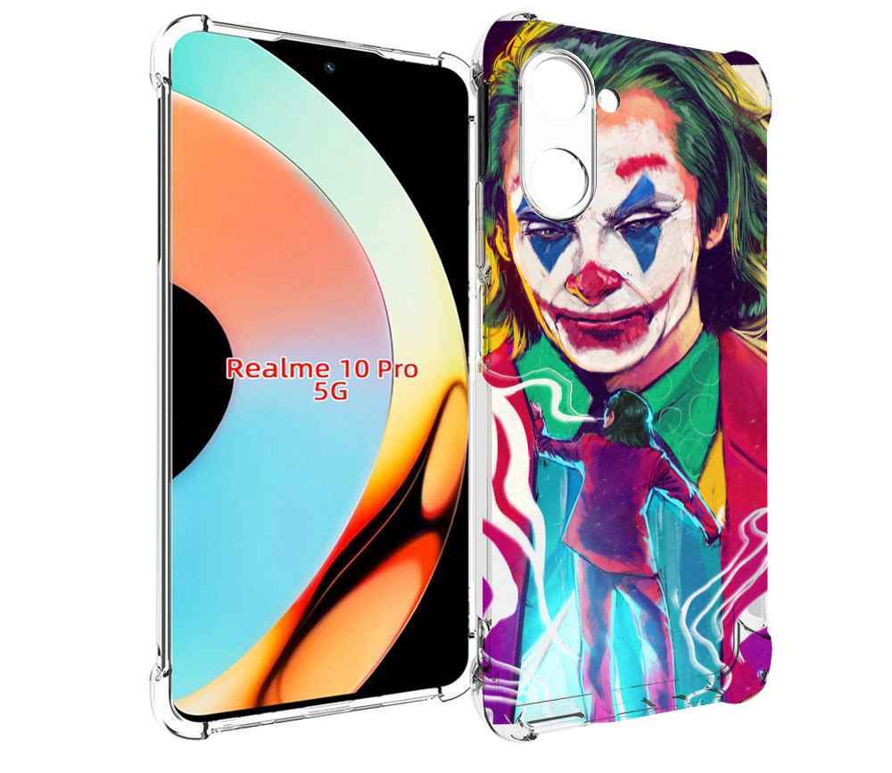 

Чехол бампер MyPads джокер-у-джокера для Realme 10 Pro противоуд..., Прозрачный, Tocco