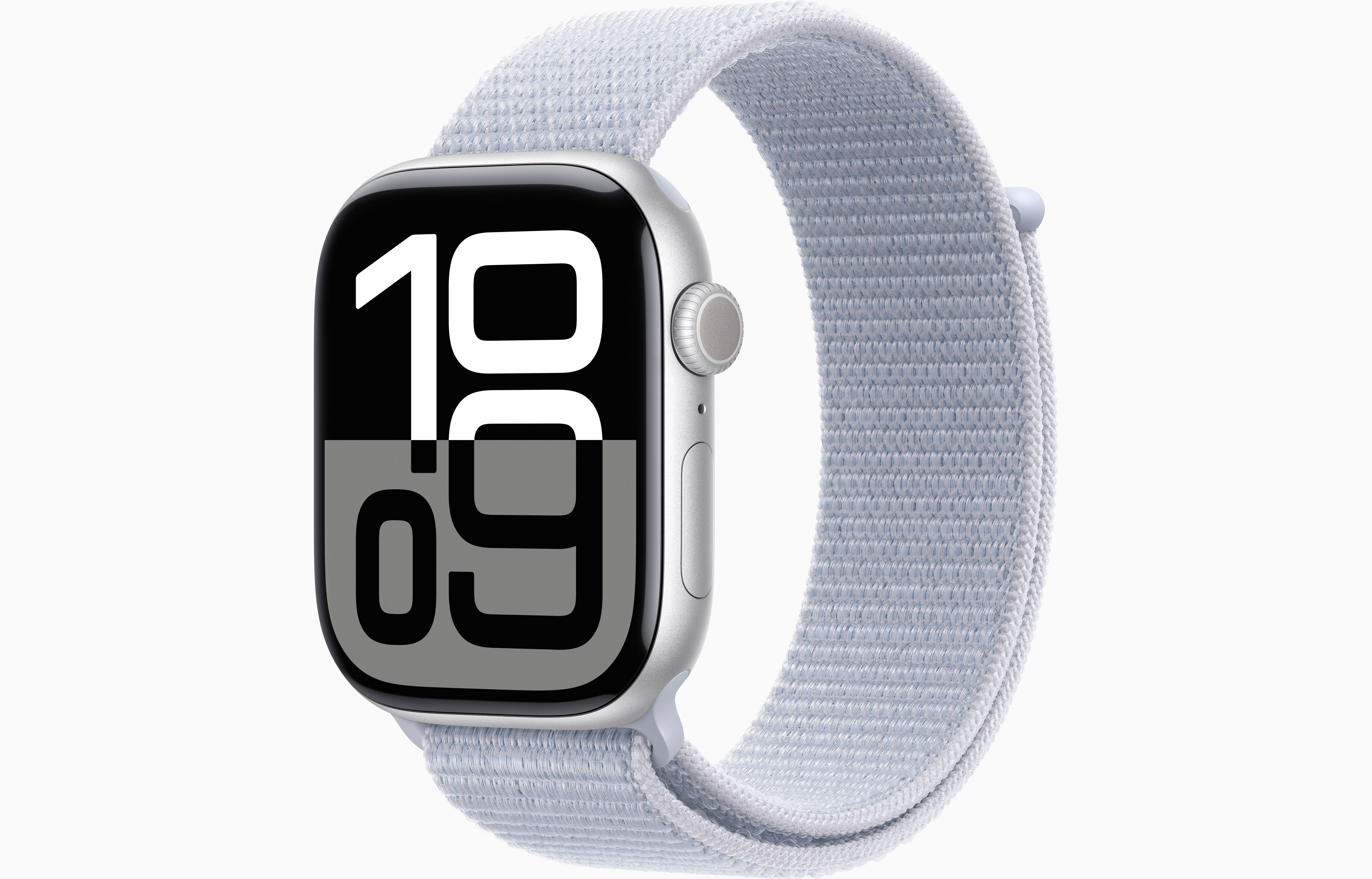 

Часы Apple Watch Series 10 Aluminium Silver 46mm GPS Sport Loop Blue Cloud, Watch Series 10