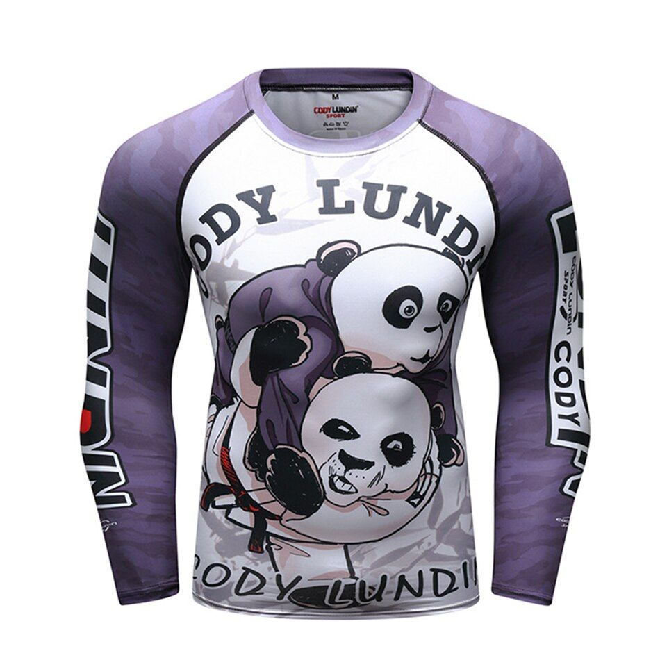 

Рашгард для ММА CODY LUNDIN Panda CL11201 (р. L), Белый;фиолетовый;черный, Panda