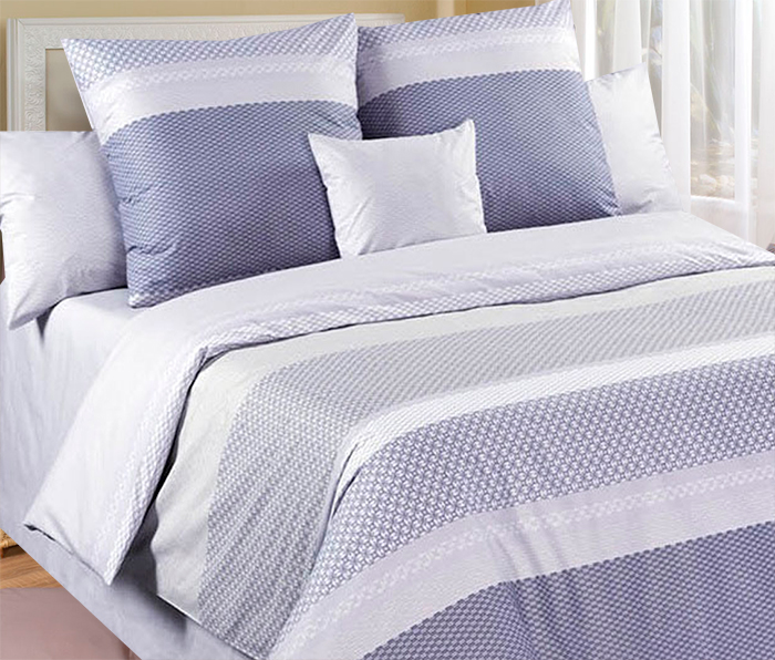 

Постельное белье Cotton Dreams Giardano серо-сиреневый, 70x70 (макси)