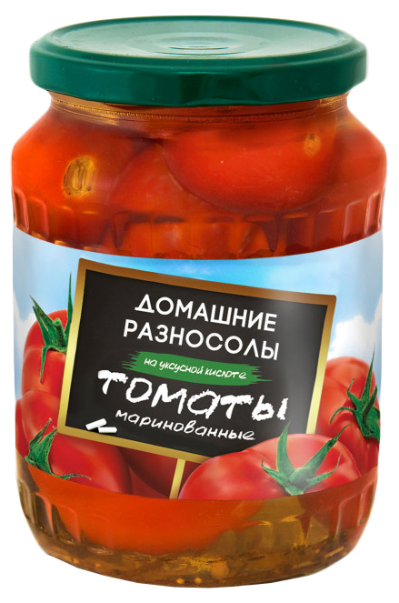 

Томаты Домашние разносолы маринованные 680 г