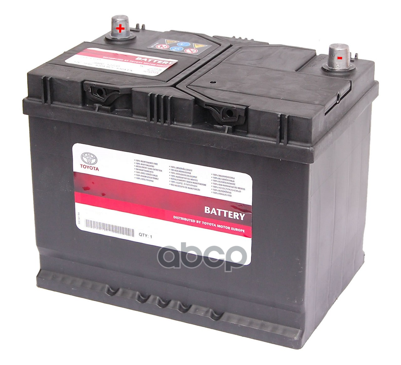 

Аккумулятор Toyota Standart 80 А/Ч Обратная R En 630a 315x175x190 28800-Yzzje TOYOTA арт.