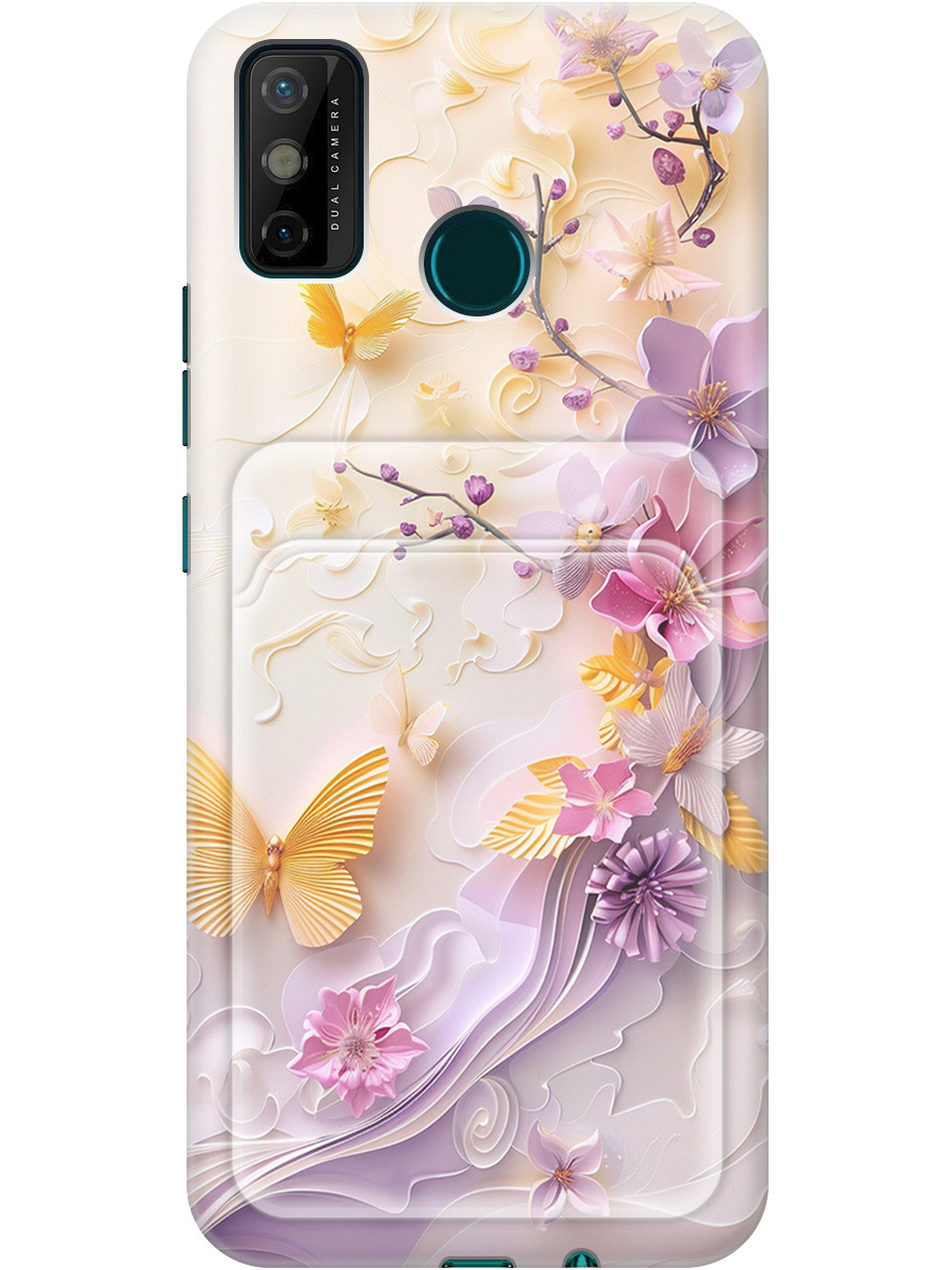 

Силиконовый чехол на Tecno Spark 6 Go с принтом с карманом для карты прозрачный 805126, Белый;фиолетовый;прозрачный;оранжевый, 741735623