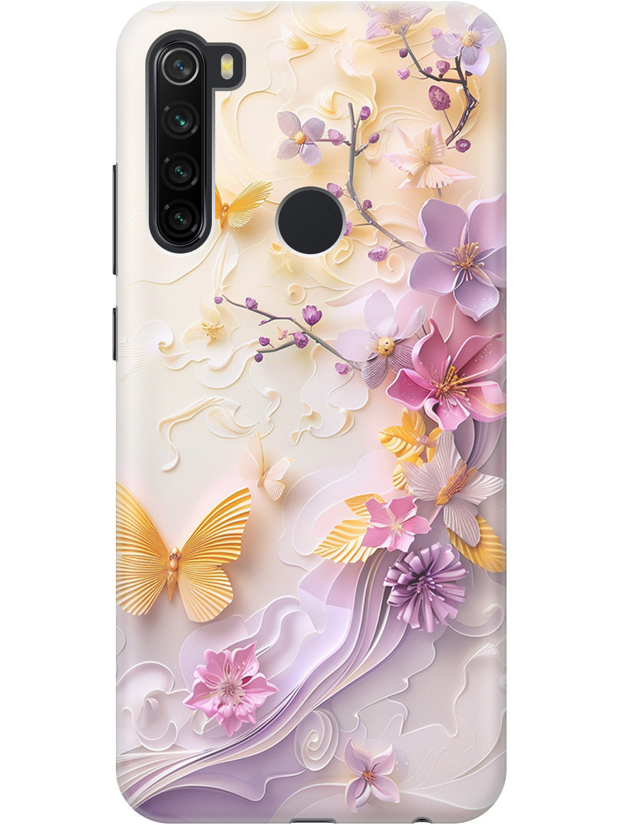 

Силиконовый чехол на Xiaomi Redmi Note 8T с принтом "Оранжевые бабочки", Прозрачный;белый;оранжевый;фиолетовый, 722349023