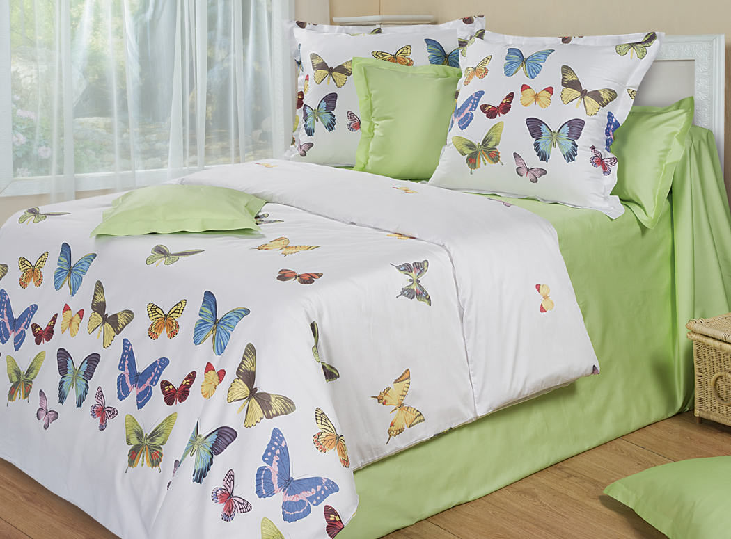 

Постельное белье Cotton Dreams Tahiti Green таити грин (макси)