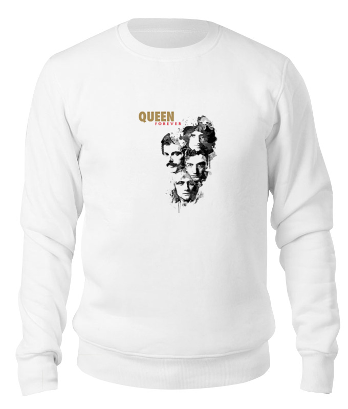 

Свитшот унисекс Printio Queen group белый M, Queen group