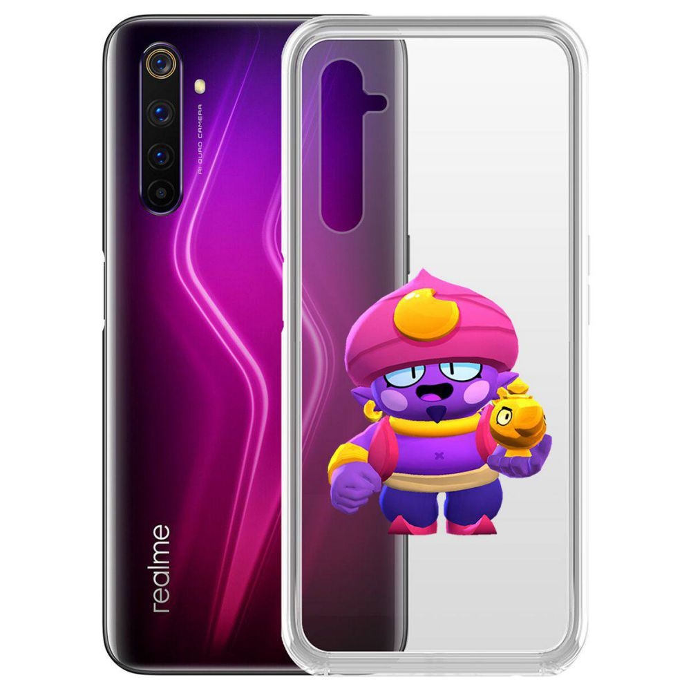 

Чехол-накладка Brawl Stars-Джин для Realme 6 Pro