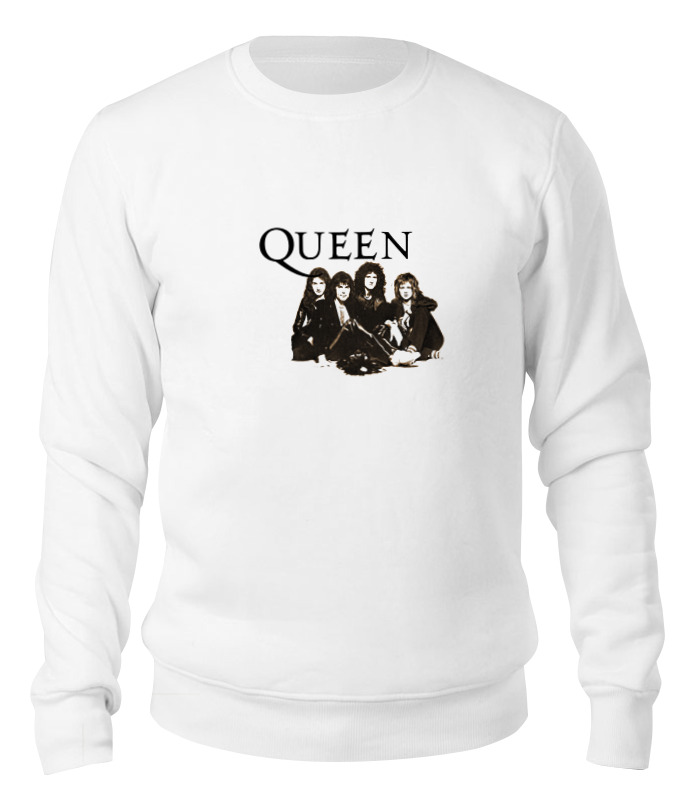 

Свитшот унисекс Printio Queen group белый M, Queen group