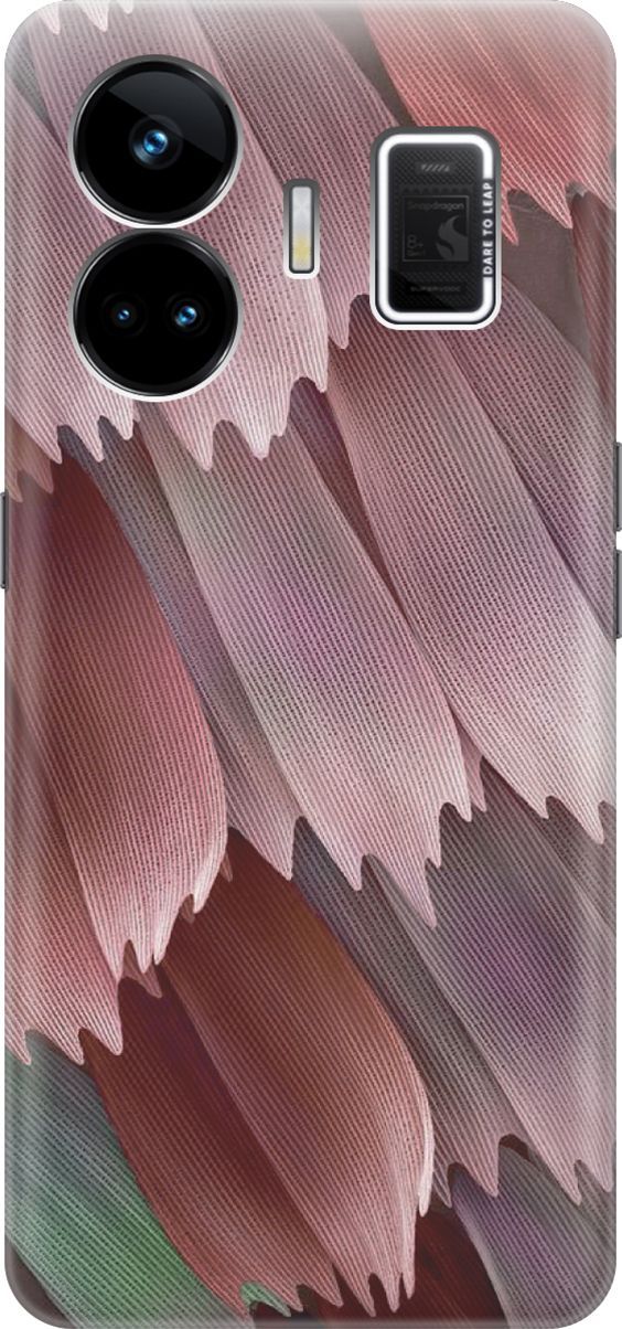 

Чехол на Realme GT Neo 5 "Розовые лепестки", Красный;розовый, 158680
