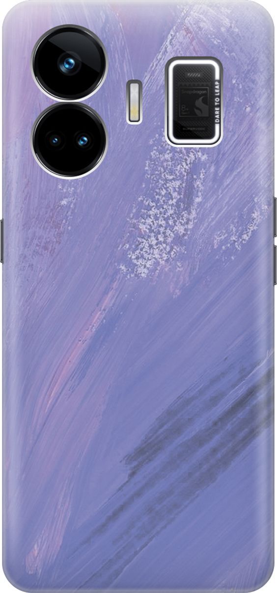 

Чехол на Realme GT Neo 5 "Сиреневые мазки", Серый;фиолетовый, 158670