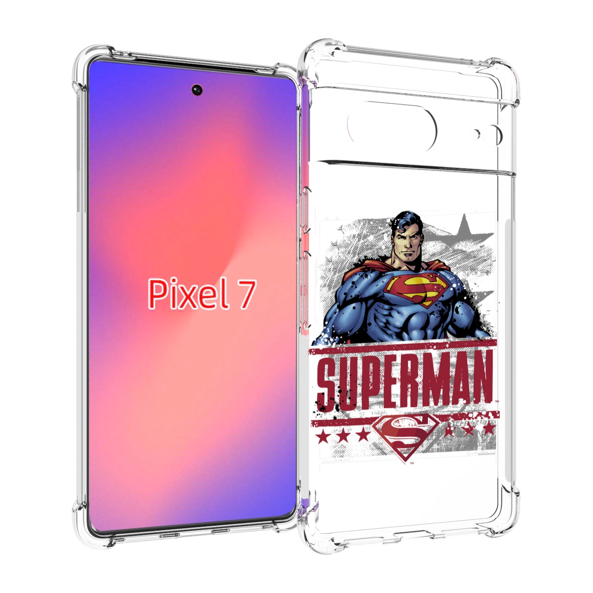 

Чехол Mypads Рисунок Супермен Для Google Pixel 7, Прозрачный, Tocco