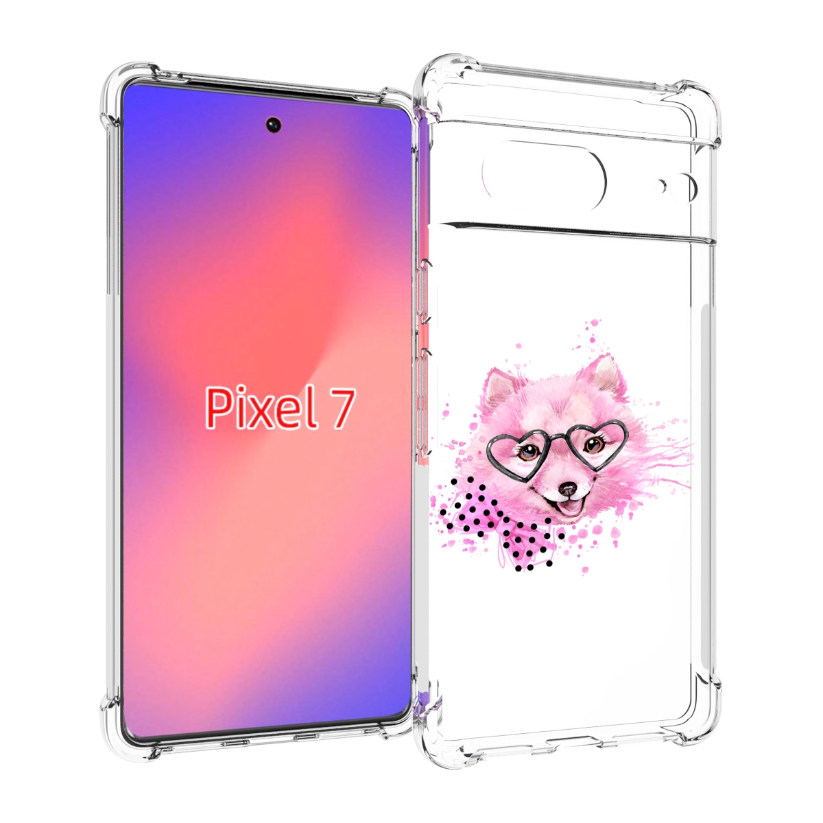 

Чехол Mypads Розовый Волченок Для Google Pixel 7, Прозрачный, Tocco