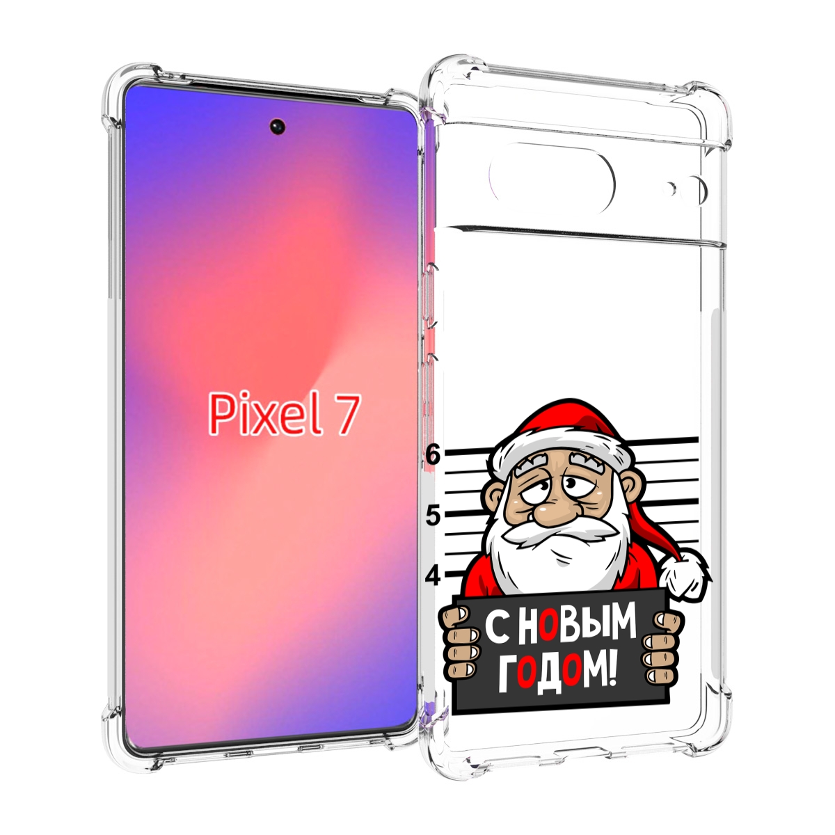 

Чехол Mypads Дм С Новым Годом Заключенный Для Google Pixel 7, Прозрачный, Tocco