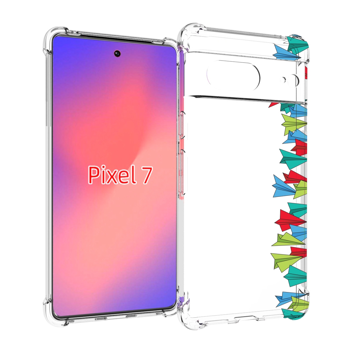 

Чехол Mypads Самолетики Из Листочков Для Google Pixel 7, Прозрачный, Tocco