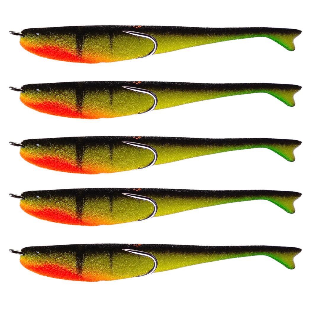 

Поролоновая рыбка Jig It 88 мм на двойнике цвет 108 5 шт, на двойнике