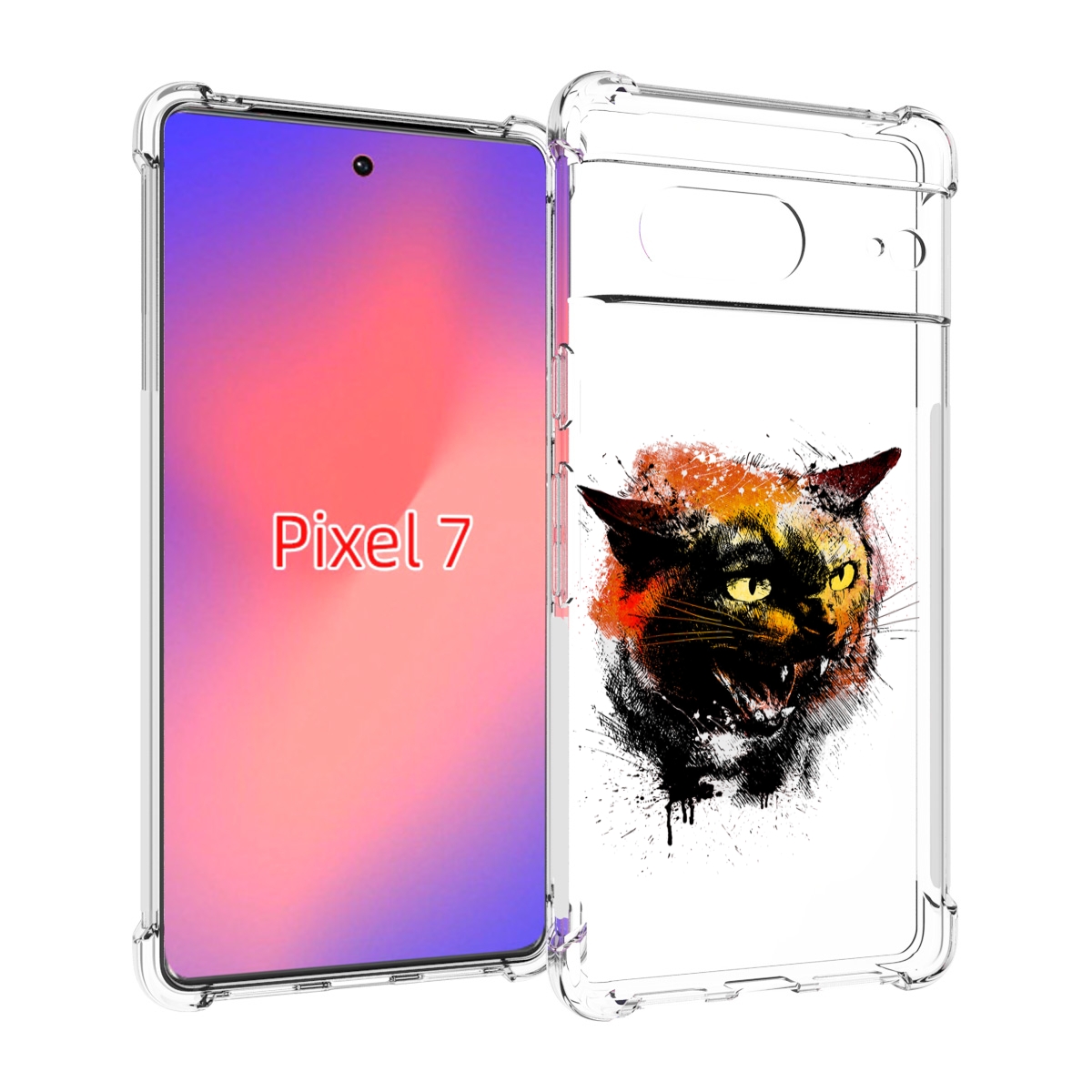 

Чехол Mypads Сиамский Кот Для Google Pixel 7, Прозрачный, Tocco