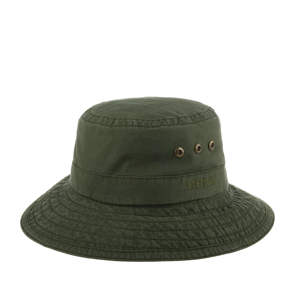 Панама унисекс Stetson 2811101 BUCKET DELAVE болотная, р.55