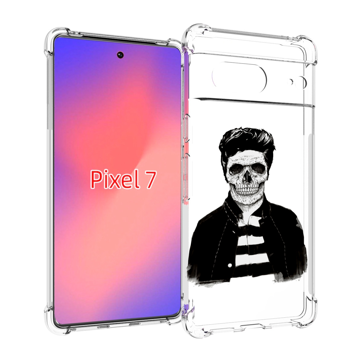 

Чехол Mypads Скелет Для Google Pixel 7, Прозрачный, Tocco