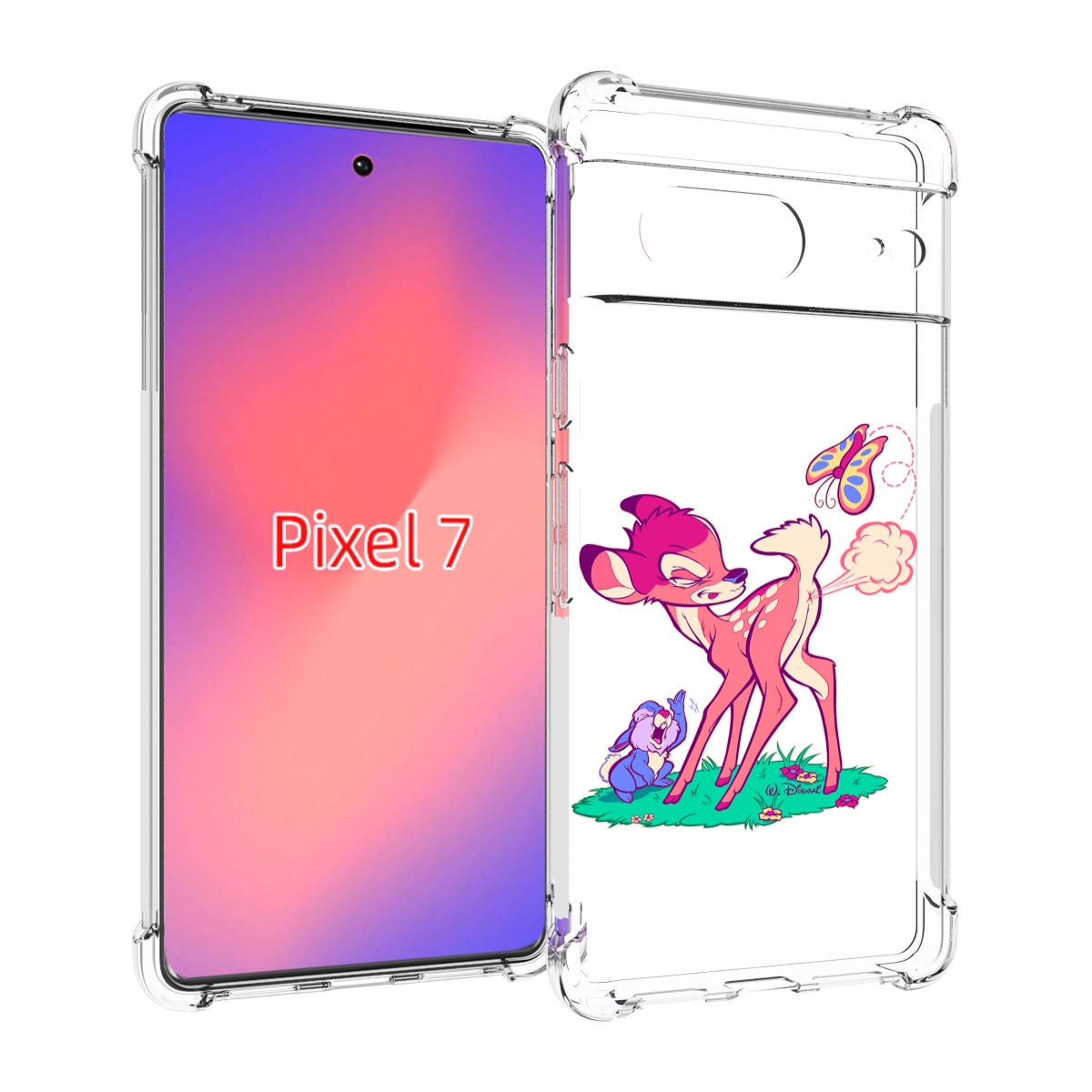 

Чехол Mypads Смешной Олененок Для Google Pixel 7, Прозрачный, Tocco
