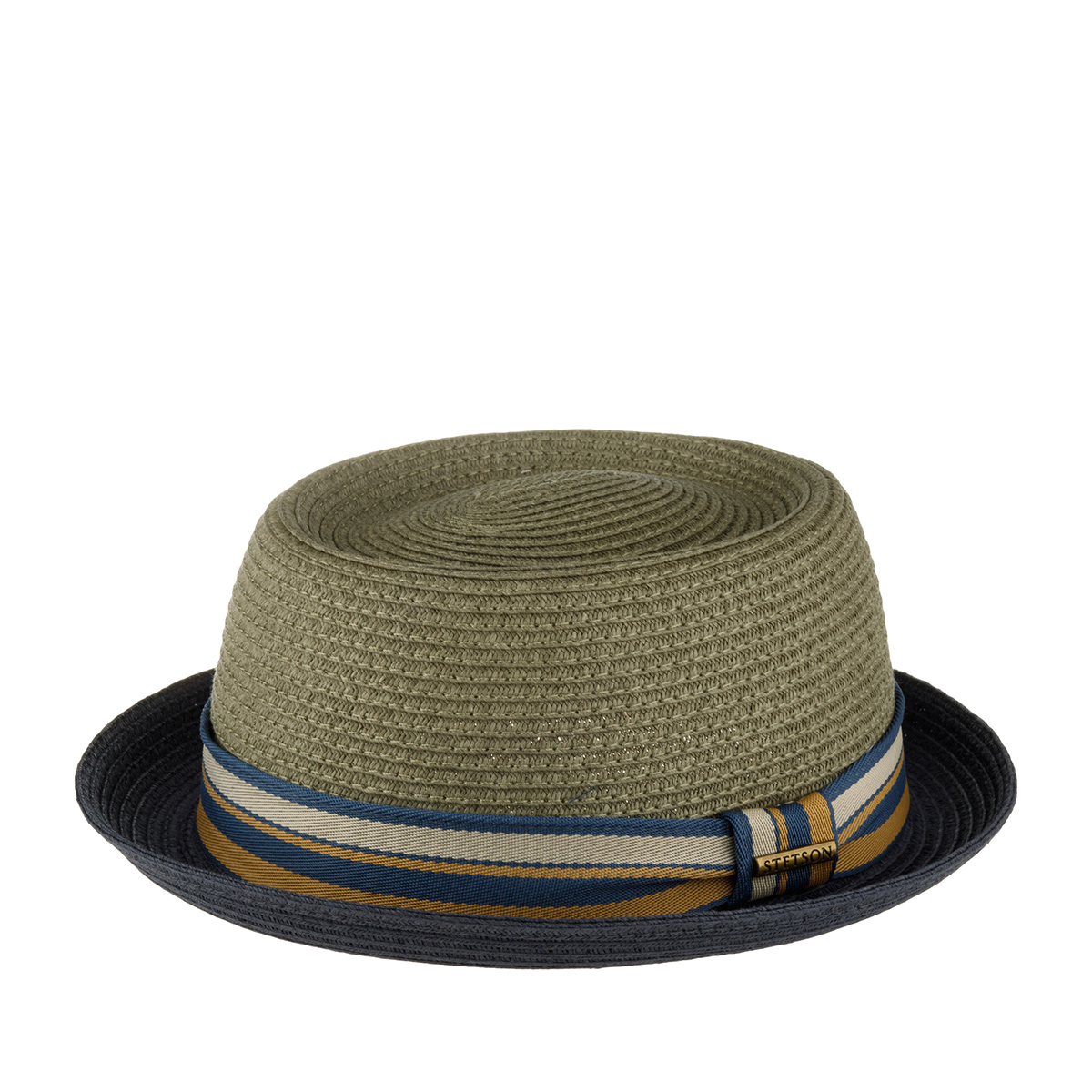 

Шляпа унисекс Stetson 1698509 TOYO оливковая/синяя, Серый;хаки, 1698509 TOYO