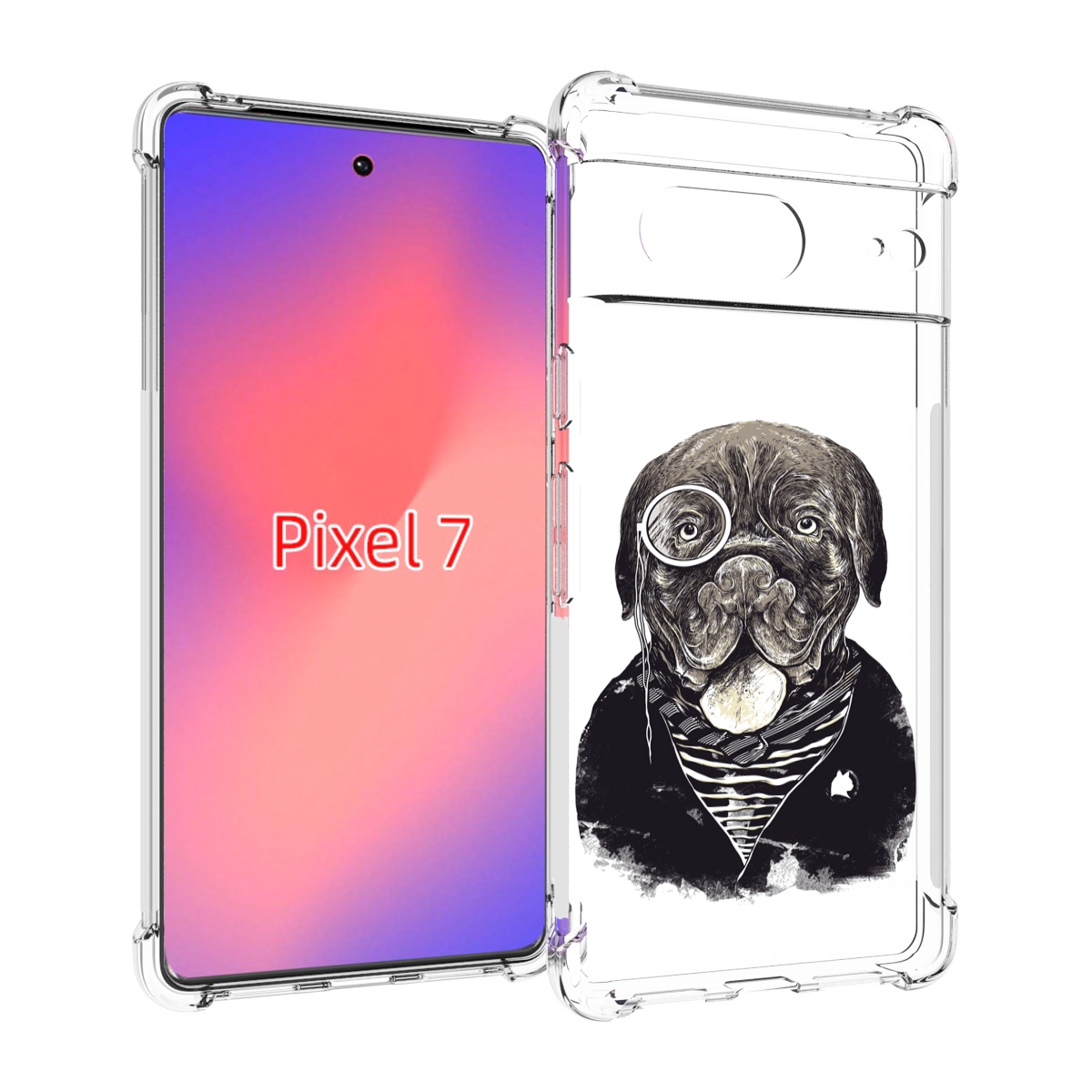 

Чехол Mypads Солидный Песик Для Google Pixel 7, Прозрачный, Tocco
