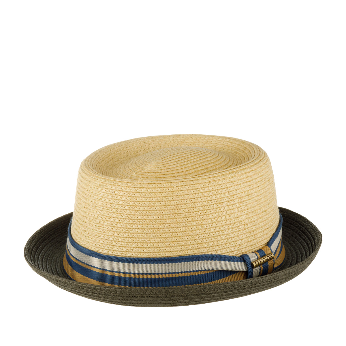 

Шляпа унисекс Stetson 1698509 TOYO бежевая/оливковая, 55, Бежевый, 1698509 TOYO