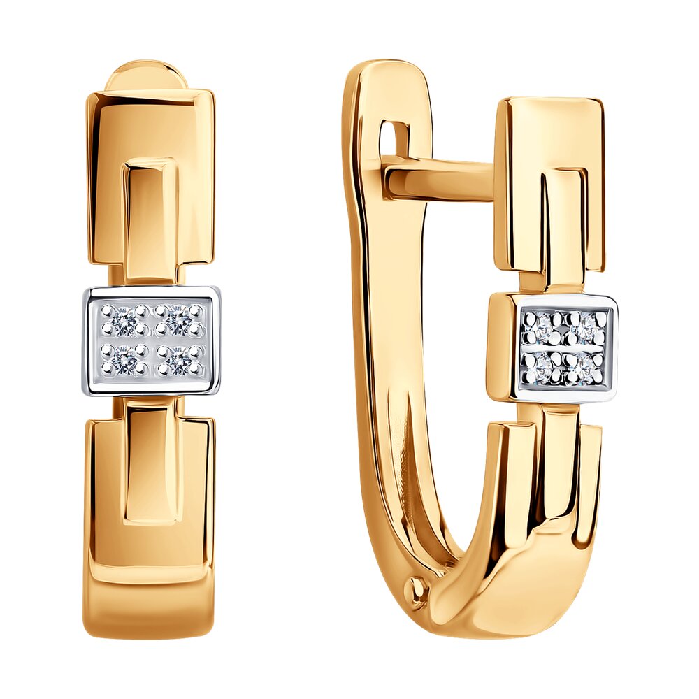 

Серьги из золота SOKOLOV 1022360, бриллиант, 1022360