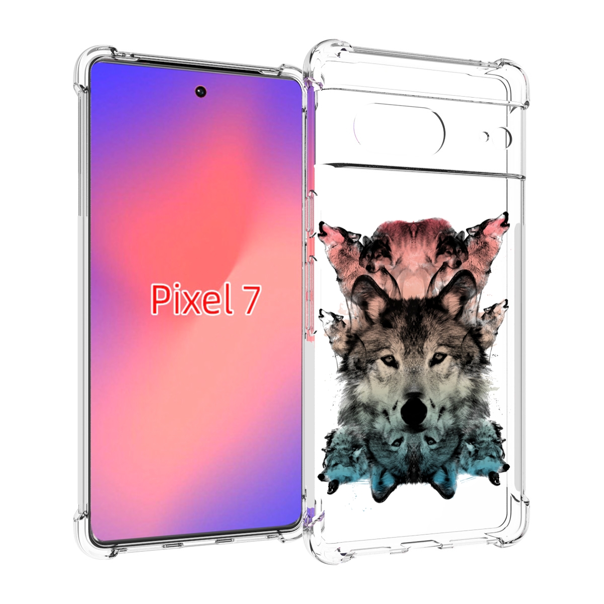 

Чехол Mypads Стая Для Google Pixel 7, Прозрачный, Tocco