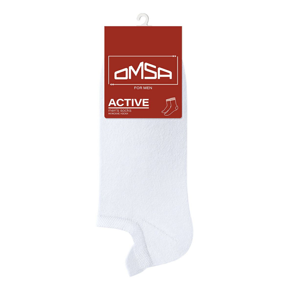

Носки мужские Omsa белые 39-41, Белый