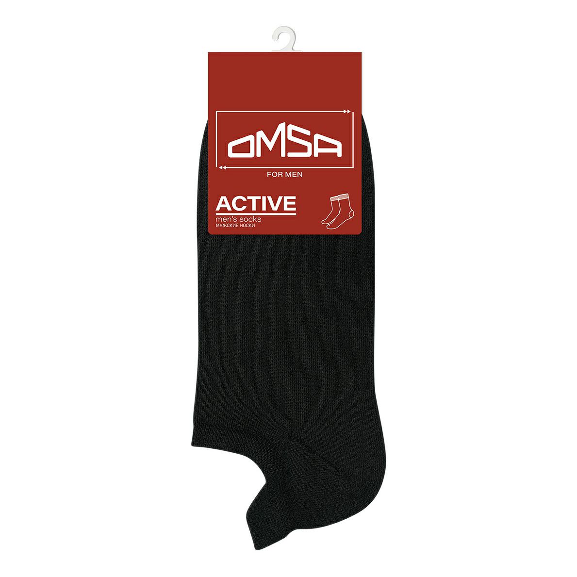 

Носки мужские Omsa черные 42-44, Черный