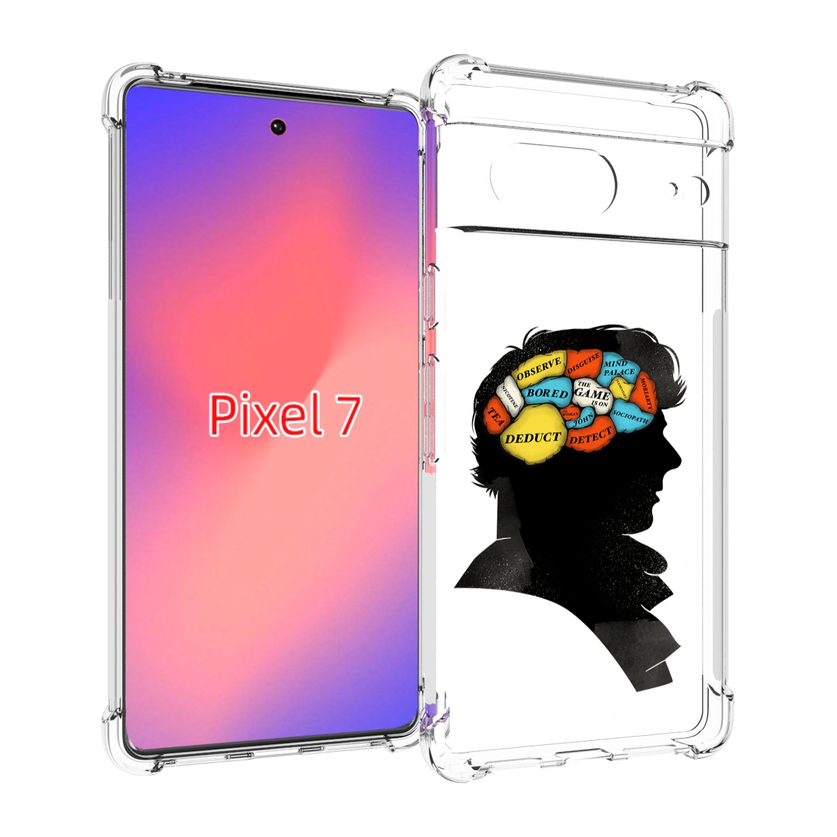 

Чехол Mypads Темный Рисунок Для Google Pixel 7, Прозрачный, Tocco