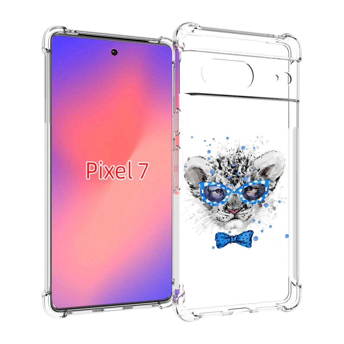 

Чехол Mypads Тигренок С Бабочкой Для Google Pixel 7, Прозрачный, Tocco