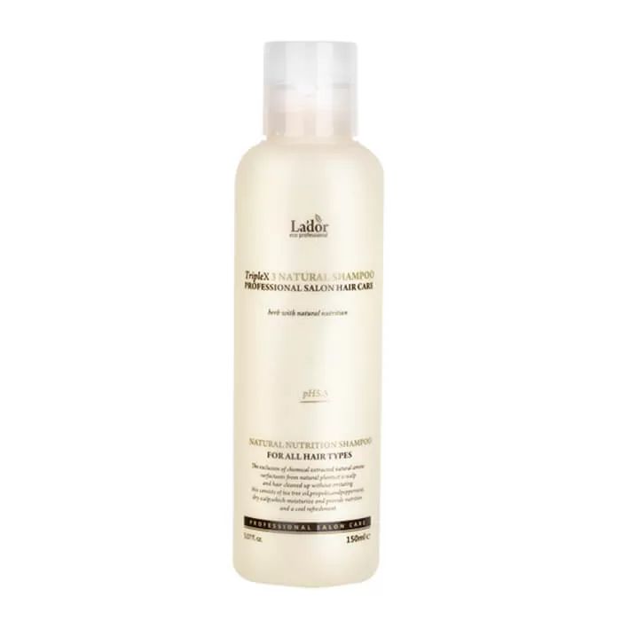 Органический шампунь La'dor с натуральными ингредиентами Triplex 3 Natural Shampoo 150