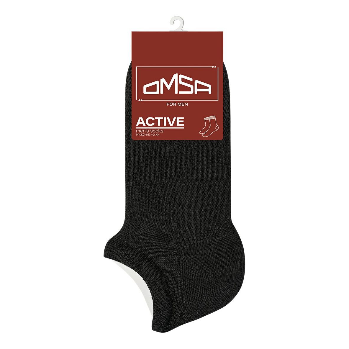 

Носки мужские Omsa черные 39-41, Черный