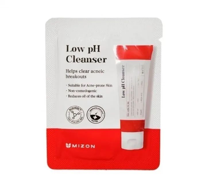 Пенка пробник Mizon 2 мл, GOOD BYE BLEMISH LOW pH CLEANS