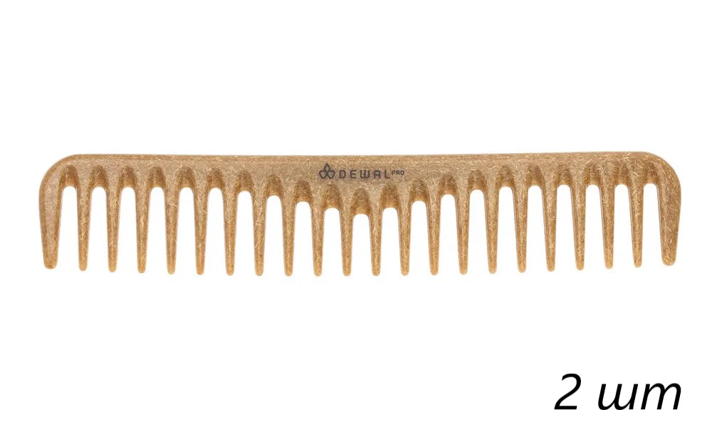 

Гребень широкий Dewal Pro Ecology EK-4788 бежевый 2 шт, kr-18657