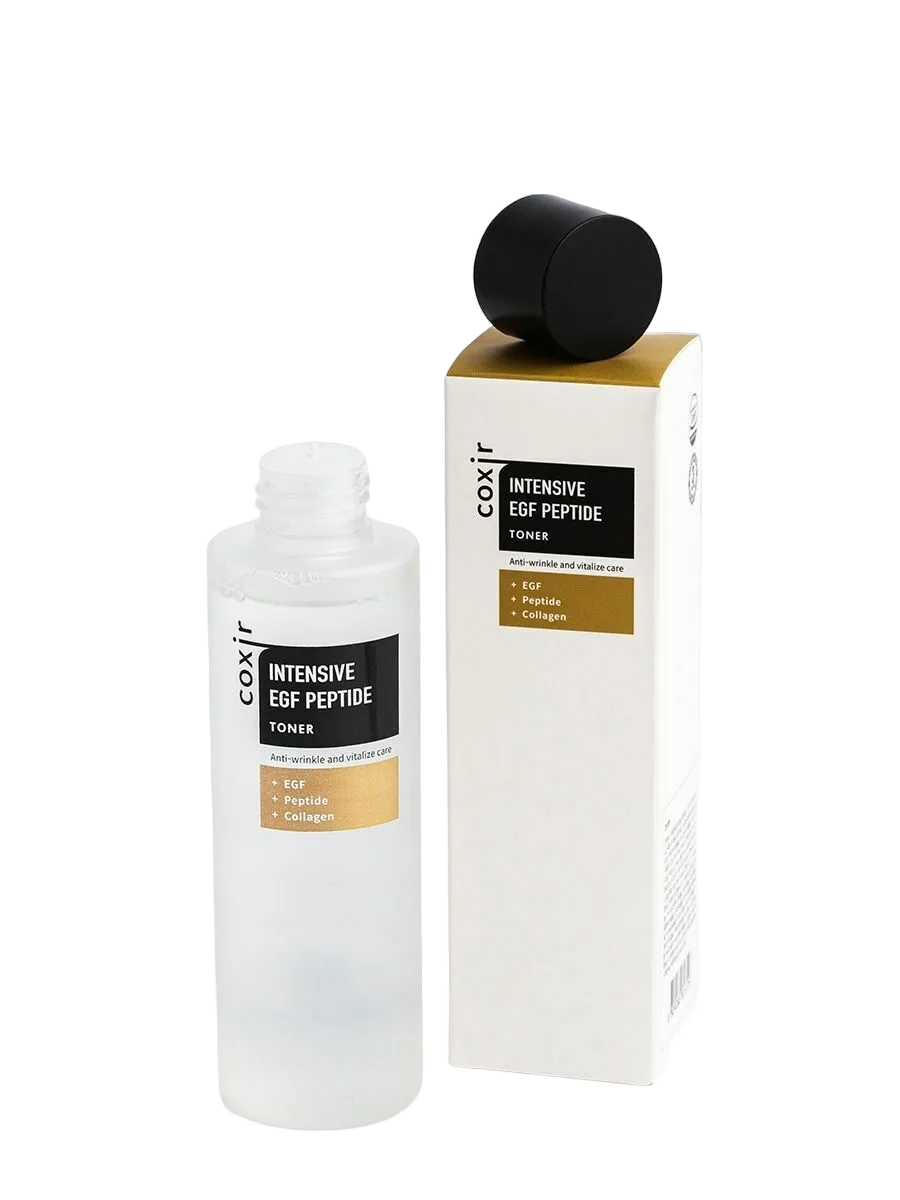 Intensive toner. Тонер для лица coxir Intensive EGF Peptide Toner, 150 ml. Coxir EGF P тонер Intensive EGF Peptide Toner 150ml. Тонер для лица антивозрастной с пептидами coxir Intensive EGF Peptide Toner. Тоник с пептидами coxir.