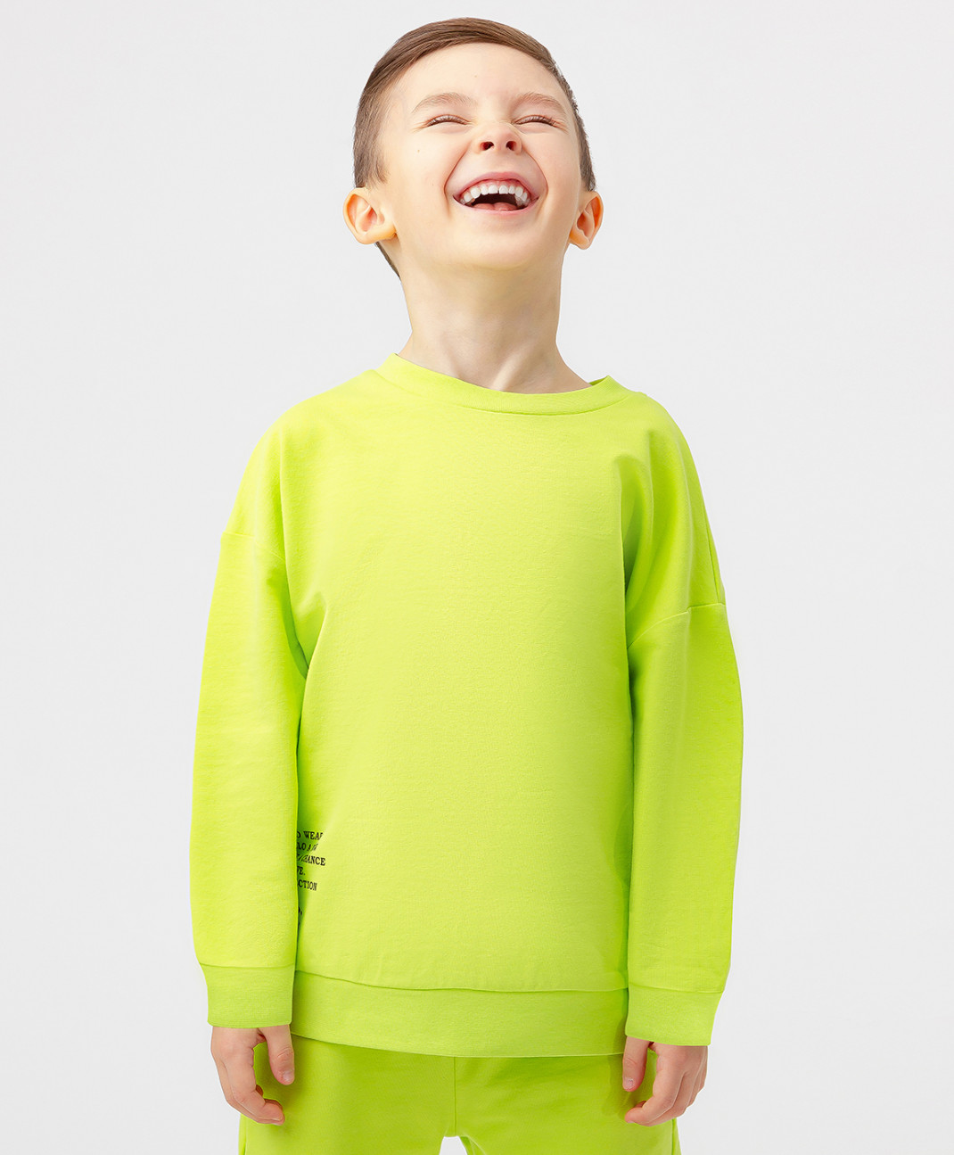 

Свитшот детский Button Blue 123BBBB16015500 салатовый, 140, Зеленый, 123BBBB16015500