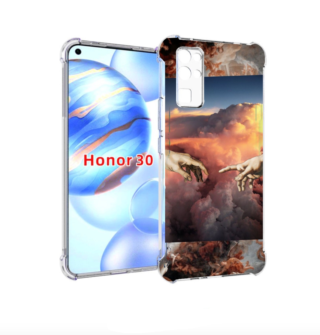 

Чехол бампер MyPads красивая-картина для Honor 30 (BMH-AN10) про, Прозрачный, Tocco