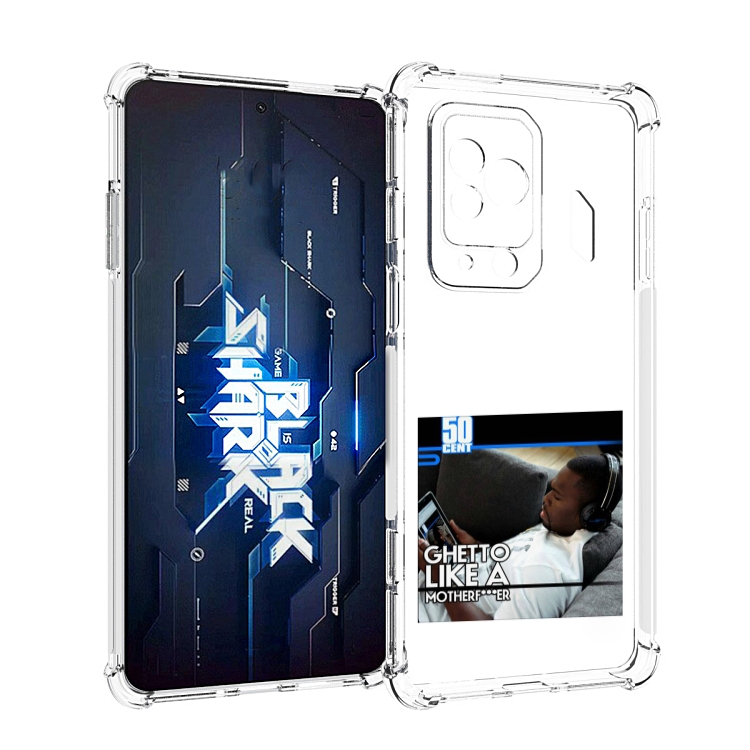 

Чехол MyPads 50 Cent - Ghetto Like A Motherfucker для Xiaomi Black Shark 5 Pro, Прозрачный, Tocco