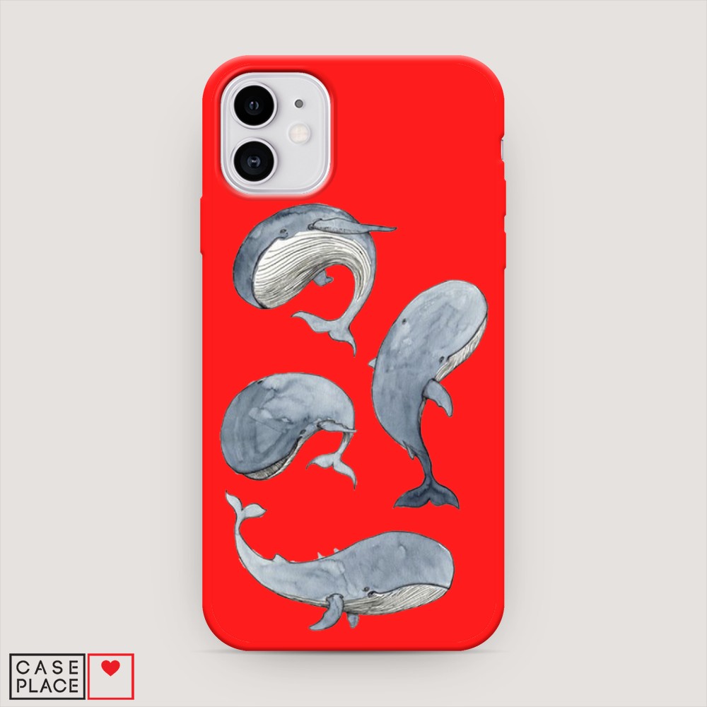 

Чехол Awog на Apple iPhone 11 / Айфон 11 "Киты", Разноцветный, 12153-1
