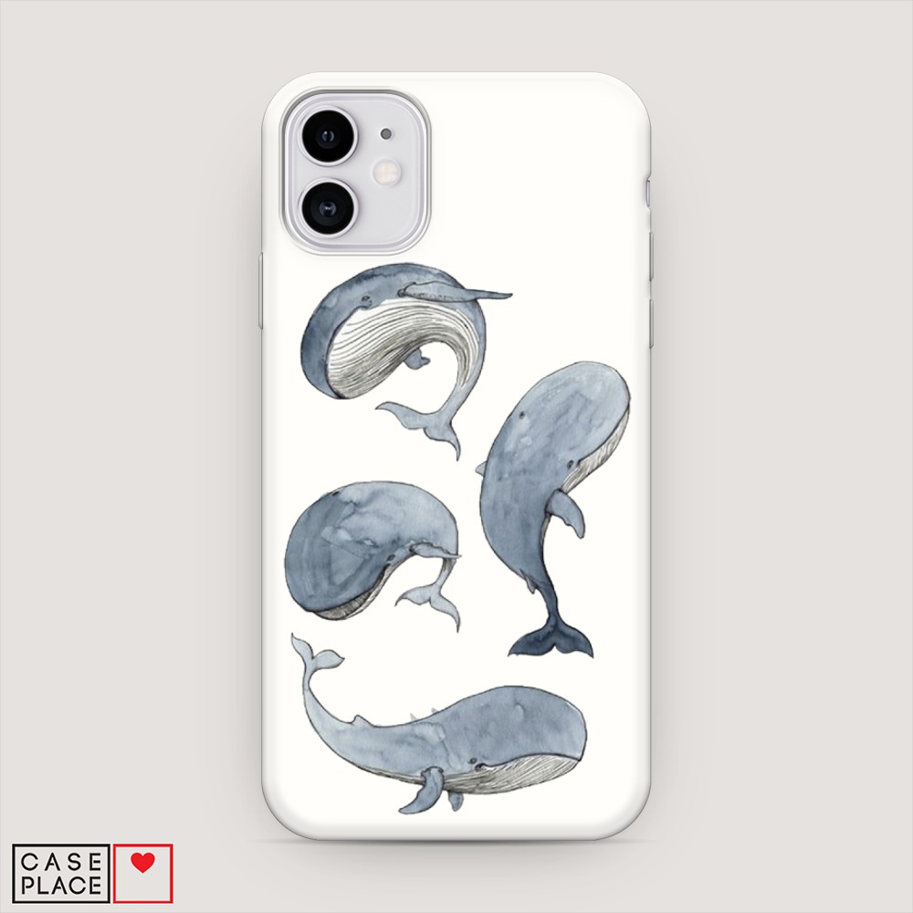 

Чехол Awog на Apple iPhone 11 / Айфон 11 "Киты", Разноцветный, 12157-1